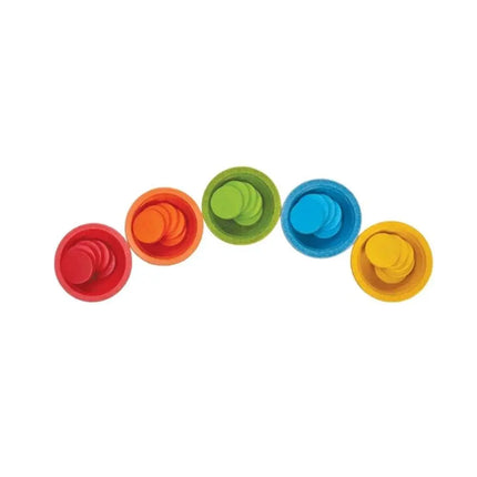 Plan Toys Sort and Count Cups-Plan Toys-Hello Charlie