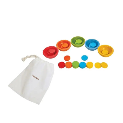Plan Toys Sort and Count Cups-Plan Toys-Hello Charlie