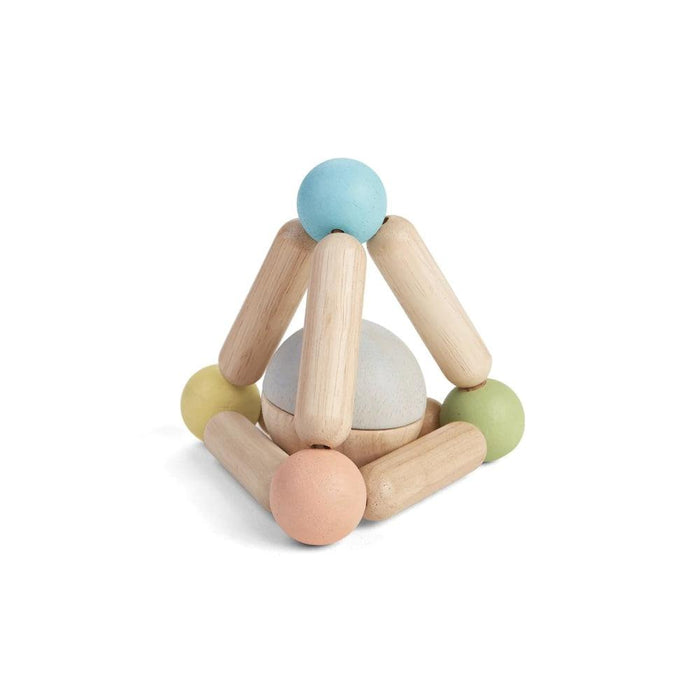 Plan Toys Triangle Clutching Toy & Rattle - Pastel - Hello Charlie