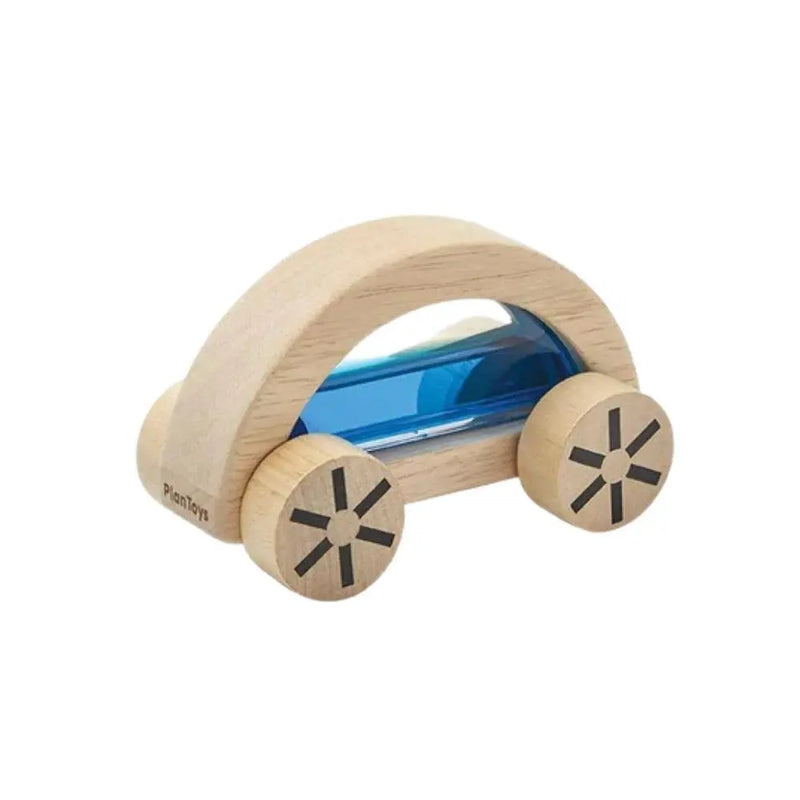 Plan Toys Wautomobile Wooden Toy Car-Plan Toys-Blue-Hello Charlie
