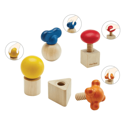 Plan Toys Wooden Nuts and Bolts-Plan Toys-Hello Charlie
