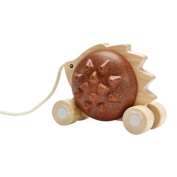 Plan Toys Wooden Pull Along Toy - Hedgehog - Hello Charlie