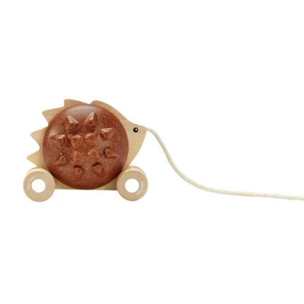 Plan Toys Wooden Pull Along Toy - Hedgehog-Plan Toys-Hello Charlie