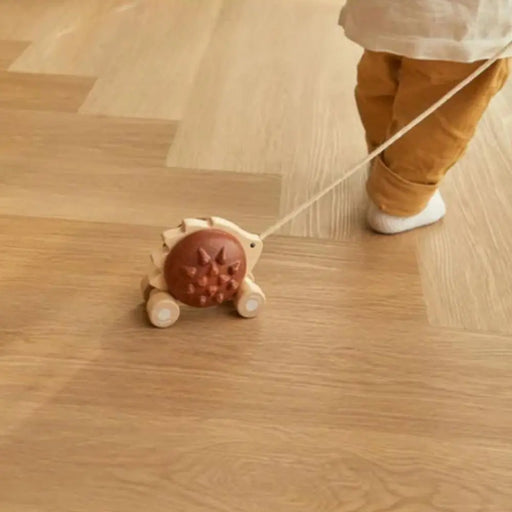 Plan Toys Wooden Pull Along Toy - Hedgehog-Plan Toys-Hello Charlie