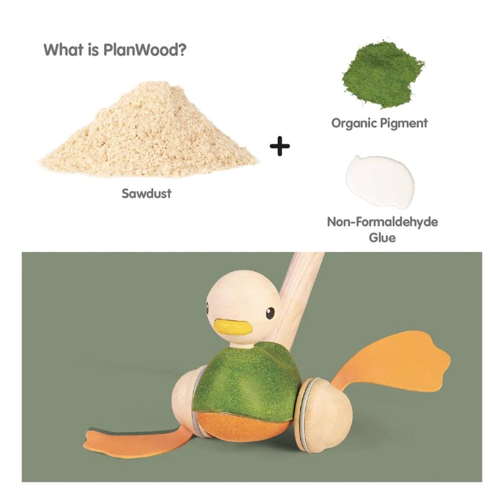 Wooden duck store push toy plans