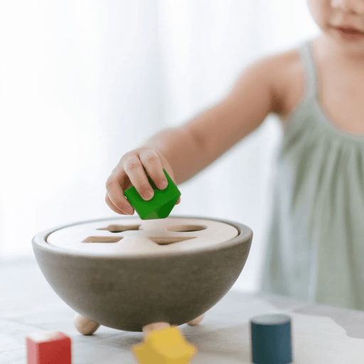 Plan Toys Wooden Shape Sorting Toy Bowl - Hello Charlie