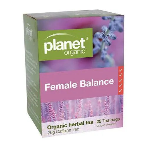 Planet Organic Herbal Tea Bags - Female Balance-Planet Organic-Hello Charlie