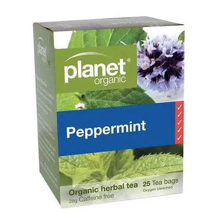 Planet Organic Herbal Tea Bags - Peppermint-Planet Organic-Hello Charlie