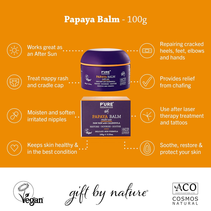 Pure Papayacare Multi-Use Natural Paw Paw Balm--Hello-Charlie