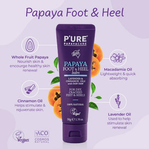 Pure Papayacare Papaya Foot and Heel Balm--Hello-Charlie