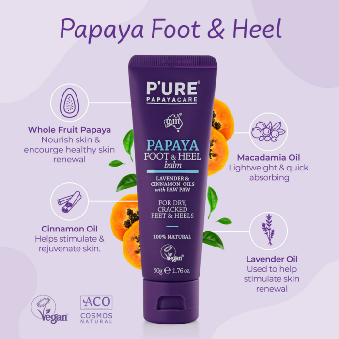 Pure Papayacare Papaya Foot and Heel Balm--Hello-Charlie