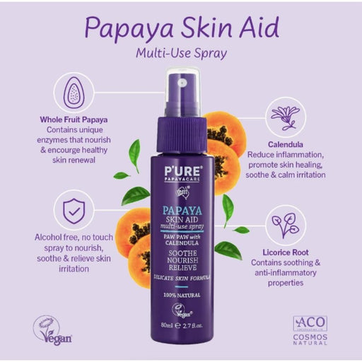 Pure Papayacare Skin Aid Multi-Use Papaya Spray--Hello-Charlie
