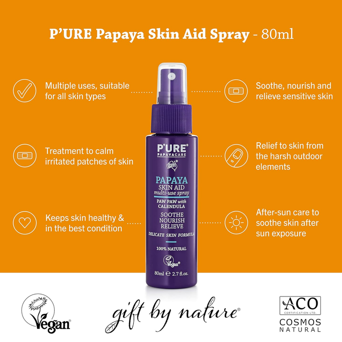 Pure Papayacare Skin Aid Multi-Use Papaya Spray--Hello-Charlie