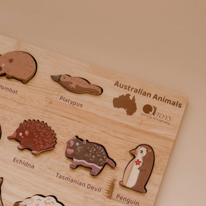 Qtoys Natural Australian Animal Puzzle - Hello Charlie