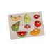 Qtoys Puzzle - Wooden Fruit Knobs - Hello Charlie