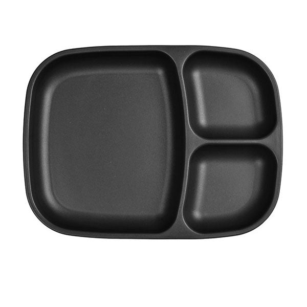 Re-Play Divided Plate - Large-Black-Hello-Charlie