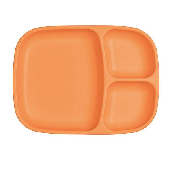 Re-Play Divided Plate - Large-Orange-Hello-Charlie