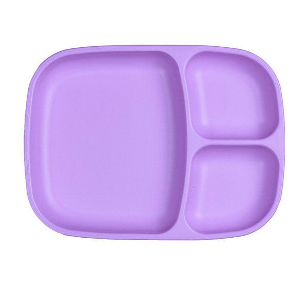 Re-Play Divided Plate - Large-Purple-Hello-Charlie
