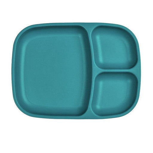 Re-Play Divided Plate - Large-Teal-Hello-Charlie