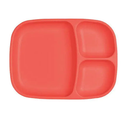 Re-Play Divided Plate - Large-Re-Play-Red-Hello Charlie