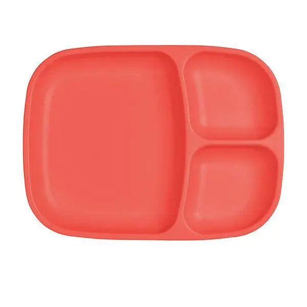 Re-Play Divided Plate - Large-Re-Play-Red-Hello Charlie