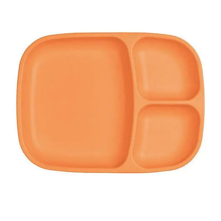 Re-Play Divided Plate - Large-Re-Play-Orange-Hello Charlie