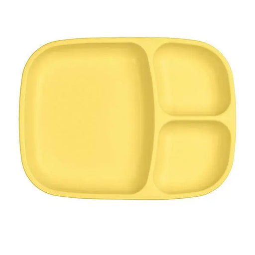 Re-Play Divided Plate - Large-Re-Play-Yellow-Hello Charlie