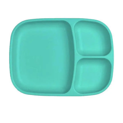Re-Play Divided Plate - Large-Re-Play-Aqua-Hello Charlie