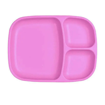 Re-Play Divided Plate - Large-Re-Play-Bright Pink-Hello Charlie