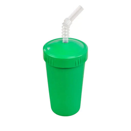 Re-Play Straw Cup with Reusable Straw-Re-Play-Kelly Green-Hello Charlie