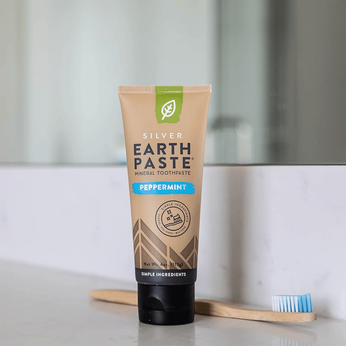 Redmond Earthpaste Toothpaste Peppermint - Hello Charlie