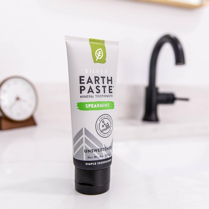 Redmond Earthpaste Toothpaste Spearmint--Hello-Charlie