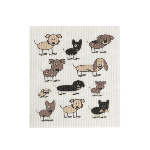 RetroKitchen Biodegradable Dish Cloth - Dog - Hello Charlie