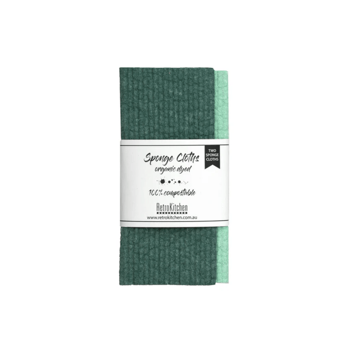 RetroKitchen Compostable Sponge Cloths - Hello Charlie