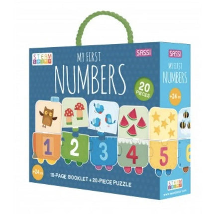 Sassi Junior Book & Puzzle - My First Numbers-Sassi Junior-Hello Charlie