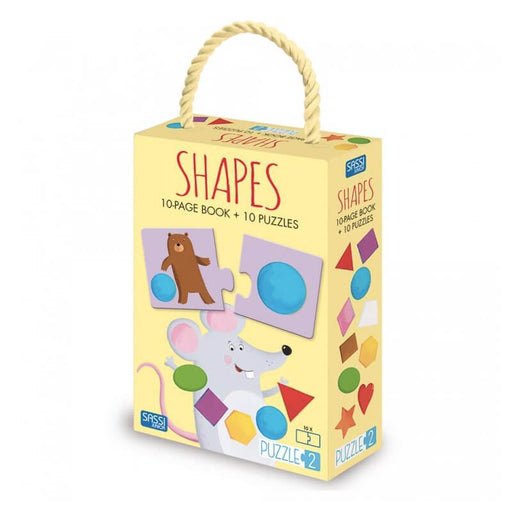 Sassi Junior Book & Puzzle - Shapes - Hello Charlie