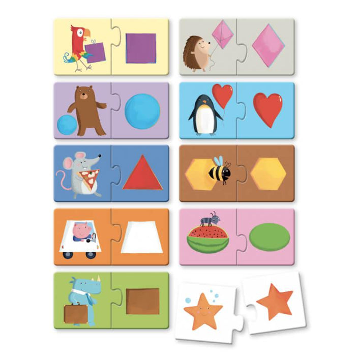 Sassi Junior Book & Puzzle - Shapes - Hello Charlie