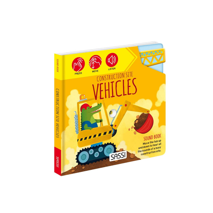 Sassi Junior Sound Book - Construction Site Vehicles-Hello-Charlie