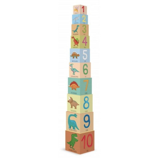 Sassi Junior Stacking Tower & Book - Dinosaurs--Hello-Charlie