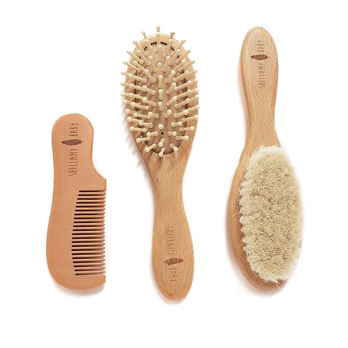 Shellamy Baby Hair Brush & Comb Set - Hello Charlie