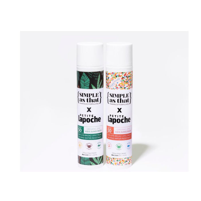 Simple As That x Petite Lapoche Kids Natural Sunscreen SPF50 - Jungle--Hello-Charlie