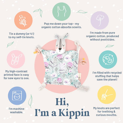 Kippins Organic Cotton Baby Comforter - Sonny-Kippins-Hello Charlie
