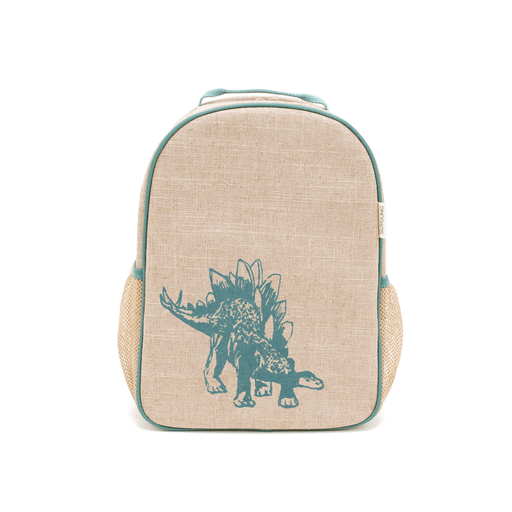 SoYoung Grade School Kids Backpack - Green Stegosaurus - Hello Charlie