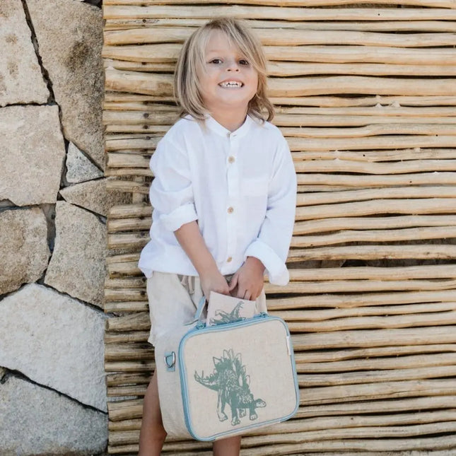 SoYoung Insulated Lunch Bag - Green Stegosaurus