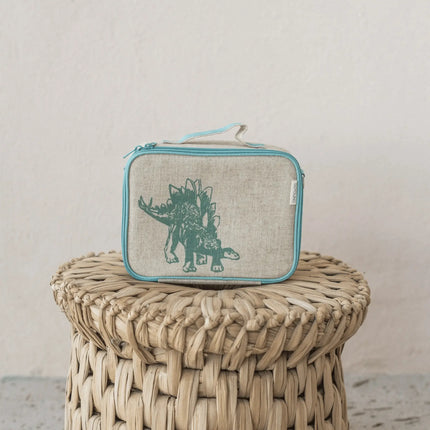 SoYoung Insulated Lunch Bag - Green Stegosaurus