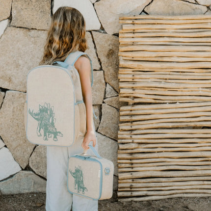 SoYoung Insulated Lunch Bag - Green Stegosaurus
