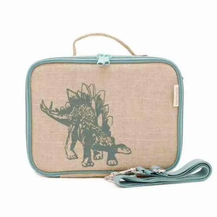 SoYoung Insulated Lunch Bag - Green Stegosaurus
