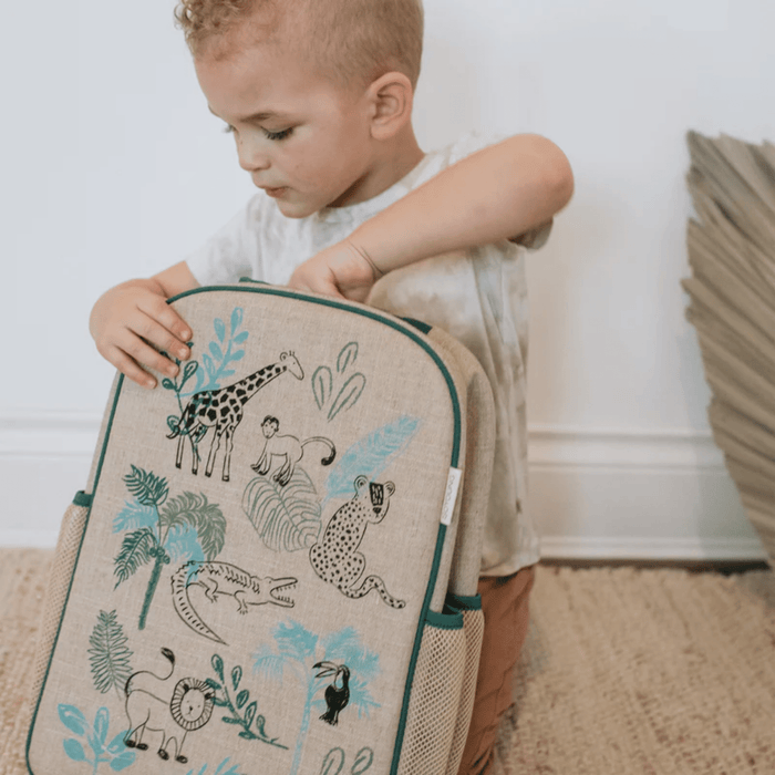 SoYoung Toddler Backpack - Safari Friends - Hello Charlie