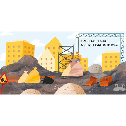 Sassi Board Book Sweet Sounds Stories - Construction Site-Sassi Junior-Hello Charlie
