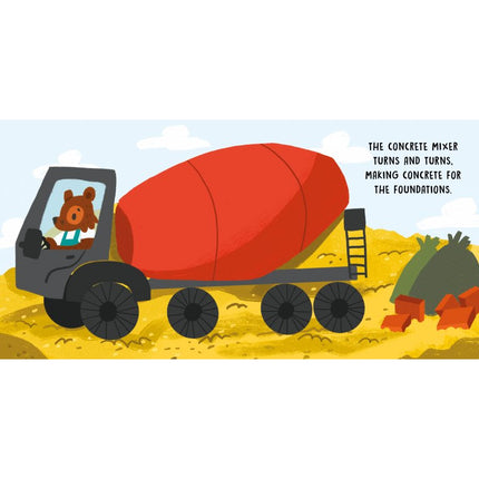 Sassi Board Book Sweet Sounds Stories - Construction Site-Sassi Junior-Hello Charlie